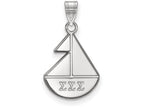 LogoArt Sterling Silver Sigma Sigma Sigma Small Pendant Necklace