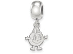 LogoArt Sterling Silver Syracuse University Bead Charm Charm Small Dangle Bead Charm