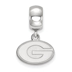 LogoArt Sterling Silver University Of Georgia Bead Charm Charm Xs Dangle Bead Charm