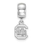 LogoArt Sterling Silver University Of South Carolina Bead Charm Charm Xs Dangle Bead Charm