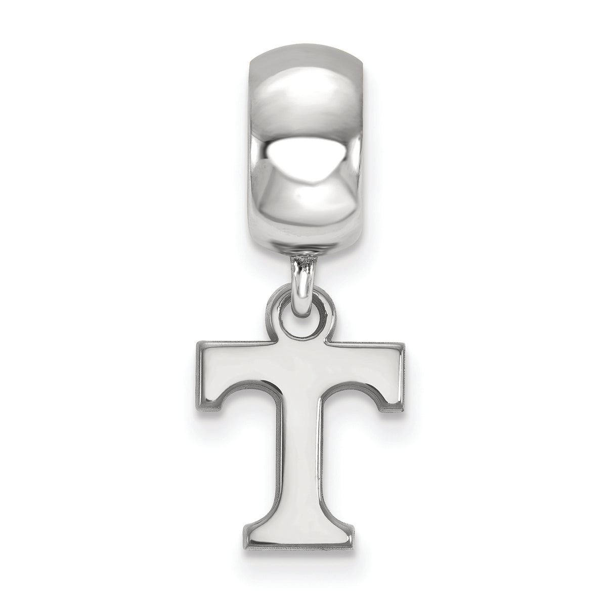 LogoArt Sterling Silver University Of Tennessee Bead Charm Charm Xs Dangle Bead Charm