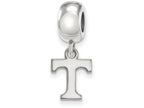 LogoArt Sterling Silver University Of Tennessee Bead Charm Charm Xs Dangle Bead Charm