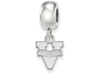 LogoArt Sterling Silver University Of Virginia Bead Charm Charm Xs Dangle Bead Charm