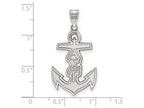 LogoArt Sterling Silver Alpha Sigma Tau Medium Pendant Necklace