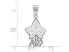 LogoArt Sterling Silver Alpha Phi Medium Pendant Necklace