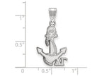 LogoArt Sterling Silver Delta Gamma Medium Pendant Necklace