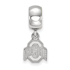 LogoArt Sterling Silver Ohio State University Bead Charm Charm Xs Dangle Bead Charm