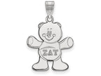 LogoArt Sterling Silver Sigma Delta Tau Medium Pendant Necklace