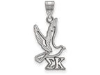 LogoArt Sterling Silver Sigma Kappa Medium Pendant Necklace
