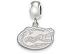 LogoArt Sterling Silver University Of Florida Bead Charm Charm Small Dangle Bead Charm