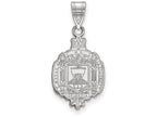 LogoArt Sterling Silver Navy Large Crest Pendant Necklace