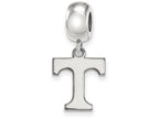 LogoArt Sterling Silver University Of Tennessee Bead Charm Charm Small Dangle Bead Charm