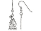 LogoArt Sterling Silver Alpha Chi Omega Medium Dangle Earrings