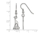 LogoArt Sterling Silver Alpha Epsilon Phi Medium Dangle Earrings