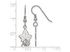 LogoArt Sterling Silver Alpha Phi Medium Dangle Earrings