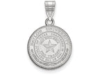 LogoArt Sterling Silver Baylor University Medium Crest Pendant Necklace