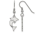 LogoArt Sterling Silver Delta Delta Delta Medium Dangle Earrings