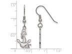 LogoArt Sterling Silver Delta Gamma Medium Dangle Earrings