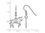 LogoArt Sterling Silver Delta Phi Epsilon Medium Dangle Earrings
