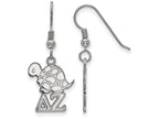 LogoArt Sterling Silver Delta Zeta Medium Dangle Earrings