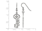 LogoArt Sterling Silver Kappa Kappa Gamma Medium Dangle Earrings