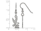 LogoArt Sterling Silver Sigma Kappa Medium Dangle Earrings