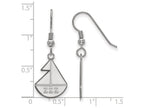LogoArt Sterling Silver Sigma Sigma Sigma Medium Dangle Earrings