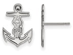 LogoArt Sterling Silver Alpha Sigma Tau Extra Small Post Earrings