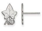 LogoArt Sterling Silver Alpha Phi Extra Small Post Earrings