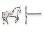 LogoArt Sterling Silver Delta Phi Epsilon Extra Small Post Earrings