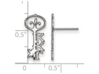 LogoArt Sterling Silver Kappa Kappa Gamma Extra Small Post Earrings