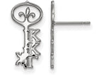 LogoArt Sterling Silver Kappa Kappa Gamma Extra Small Post Earrings
