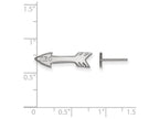LogoArt Sterling Silver Pi Beta Phi Extra Small Post Earrings