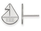 LogoArt Sterling Silver Sigma Sigma Sigma Extra Small Post Earrings