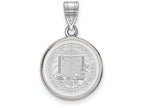 LogoArt Sterling Silver University Of California Berkeley Medium Crest Pendant Necklace