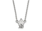 LogoArt Sterling Silver Alpha Phi Extra Small Pendant Necklace With 18 Inch