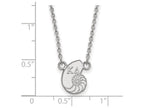 LogoArt Sterling Silver Kappa Delta Extra Small Pendant Necklace With 18 Inch