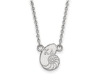 LogoArt Sterling Silver Kappa Delta Extra Small Pendant Necklace With 18 Inch