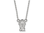 LogoArt Sterling Silver Phi Sigma Sigma Extra Small Pendant Necklace With 18 Inch