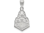 LogoArt Sterling Silver Purdue Large Pendant Necklace