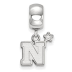 LogoArt Sterling Silver Detroit Red Wings Small Enamel Disc Earrings