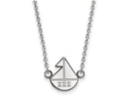 LogoArt Sterling Silver Sigma Sigma Sigma Extra Small Pendant Necklace With 18 Inch