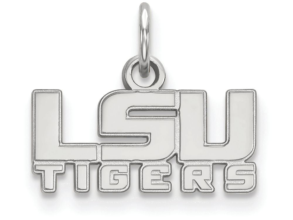 LogoArt Sterling Silver Louisiana State University Xs Pendant Necklace