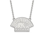 LogoArt Sterling Silver Boston Bruins Large Pendant Necklace