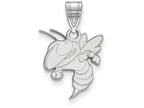 LogoArt Sterling Silver Georgia Institute Of Technology Medium Pendant Necklace