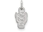 LogoArt Sterling Silver North Carolina State University Xs Pendant Necklace