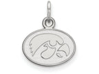 LogoArt Sterling Silver University Of Iowa Xs Pendant Necklace