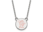 LogoArt Sterling Silver Delta Zeta Extra Small Enameled Pendant Necklace With 18 Inch