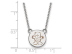 LogoArt Sterling Silver Sigma Delta Tau Extra Small Enameled Pendant Necklace With 18 Inch