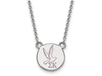 LogoArt Sterling Silver Sigma Kappa Extra Small Enameled Pendant Necklace With 18 Inch